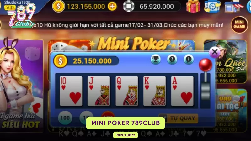 Mini Poker 789Club – Luật Chơi, Bảng Thưởng & Chiến Thuật Giữ Lá