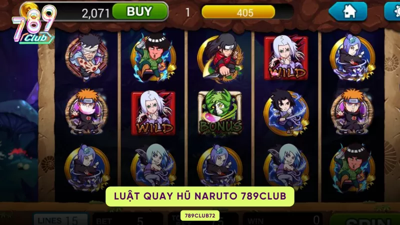 Naruto Slots 789Club – Jutsu Expanding Wild & Jutsu Battle Bonus 2 luật quay hũ naruto