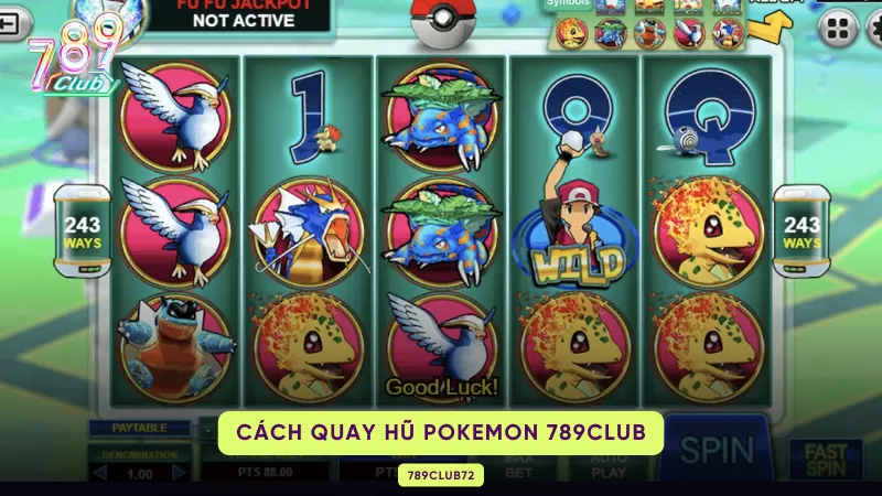Slot Pokemon 789Club – Pikachu Thunderbolt Wild & Pokéball Bonus 2 cách quay hũ slot pokemon 789club
