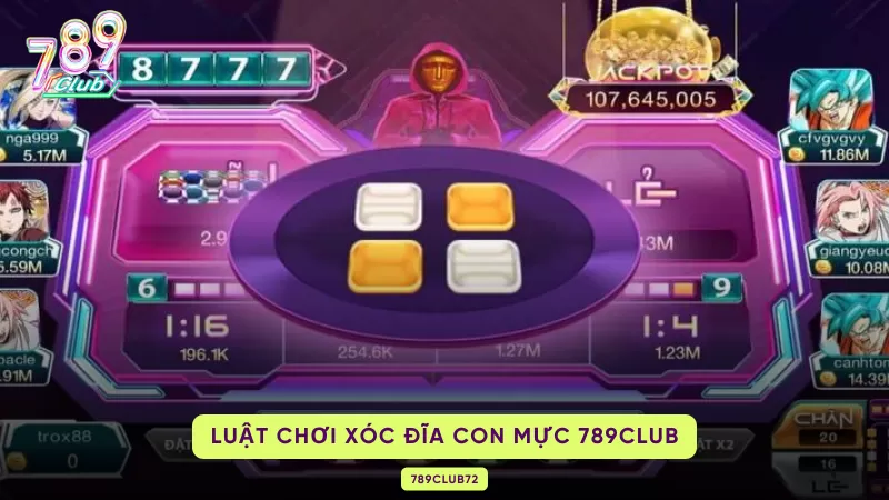 Xóc Đĩa Con Mực 789Club – Luật Chơi, Jackpot Tích Lũy & Cược Đôi/Ba 3 luật chơi xóc đĩa con mực